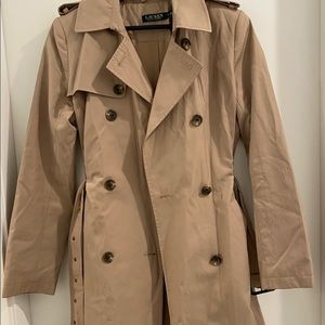 😁long beige brown trench coat (Rarely worn)